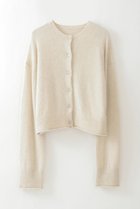 【ハー/HER.】の【9/11 12:00販売開始】FOXブレンドクルーネックカーディガン ベージュ|ID:prp329100004683206