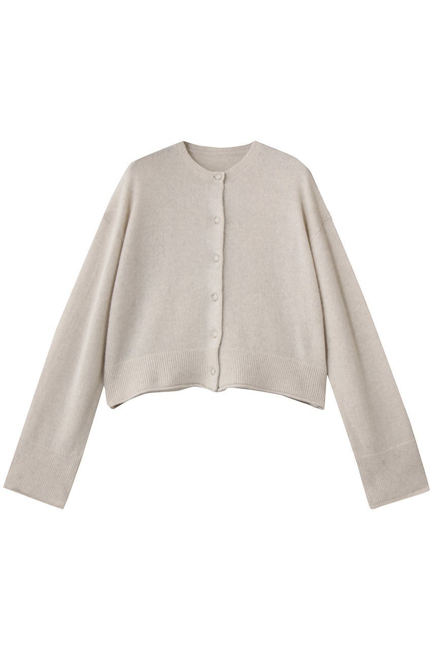 【ハー/HER.】のFOXブレンドクルーネックカーディガン インテリア・キッズ・メンズ・レディースファッション・服の通販 founy(ファニー) 　ファッション　Fashion　レディースファッション　Fashion for Women　トップス・カットソー　Cut & Sew Tops　ニット　Knit Tops & Sweaters　カーディガン・羽織り　Layered Style Cardigans　カーディガン　Cardigan, Knitwear　ベージュ|ID: prp329100004683206 ipo3291000000036101807