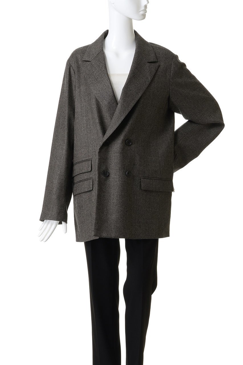 【ハー/HER.】のサキソニーダブルブレストジャケット 人気、トレンドファッション・服の通販 founy(ファニー) 　ファッション　Fashion　レディースファッション　Fashion for Women　アウター　Coat / Outerwear Collection　レディースジャケット・軽アウター　Jackets　おすすめ　Recommended / Our Picks　クラシカル　Classical, Vintage-Inspired　ジャケット　Jacket, Outerwear　ダブル　Double, Double-Breasted　チェック　Check, Plaid, Tartan　ベスト　Vest, Waistcoat　秋　Autumn　other-4|ID: prp329100004683208 ipo3291000000033878745