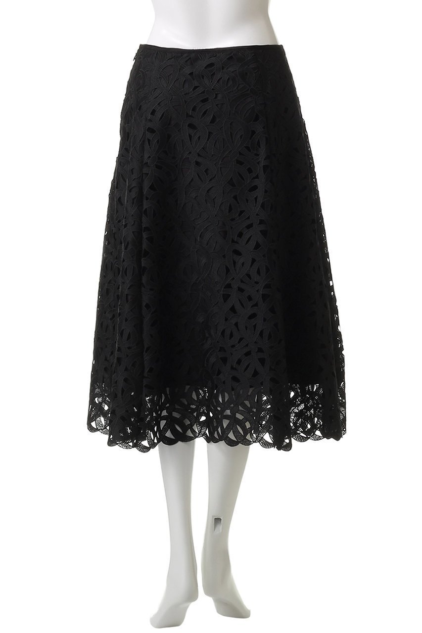 【エステータ/esteta】のジオメトリックレース スカート 人気、トレンドファッション・服の通販 founy(ファニー) 　ファッション　Fashion　レディースファッション　Fashion for Women　スカート　Skirts　ロングスカート　Long Skirts / Maxi & Midi Skirts　シンプル　Simple, Minimal　ジュエリー　Jewelry, Accessories　フレア　Flare, Flared　レース　Lace, Lace Fabric　ロング　Long, Long-Length　エレガント 上品　Elegant　新作・新入荷　New Arrivals / New In　other-4|ID: prp329100004683210 ipo3291000000033821337