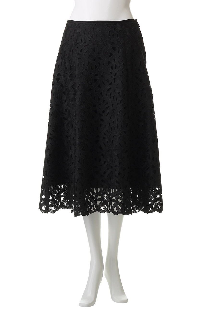 【エステータ/esteta】のジオメトリックレース スカート 人気、トレンドファッション・服の通販 founy(ファニー) 　ファッション　Fashion　レディースファッション　Fashion for Women　スカート　Skirts　ロングスカート　Long Skirts / Maxi & Midi Skirts　シンプル　Simple, Minimal　ジュエリー　Jewelry, Accessories　フレア　Flare, Flared　レース　Lace, Lace Fabric　ロング　Long, Long-Length　エレガント 上品　Elegant　other-2|ID: prp329100004683210 ipo3291000000035452400