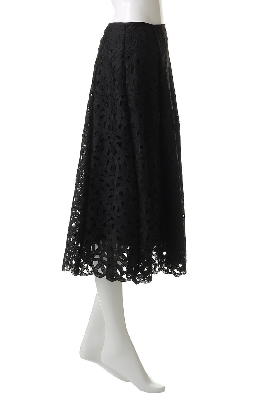【エステータ/esteta】のジオメトリックレース スカート 人気、トレンドファッション・服の通販 founy(ファニー) 　ファッション　Fashion　レディースファッション　Fashion for Women　スカート　Skirts　ロングスカート　Long Skirts / Maxi & Midi Skirts　シンプル　Simple, Minimal　ジュエリー　Jewelry, Accessories　フレア　Flare, Flared　レース　Lace, Lace Fabric　ロング　Long, Long-Length　エレガント 上品　Elegant　other-3|ID: prp329100004683210 ipo3291000000035452403