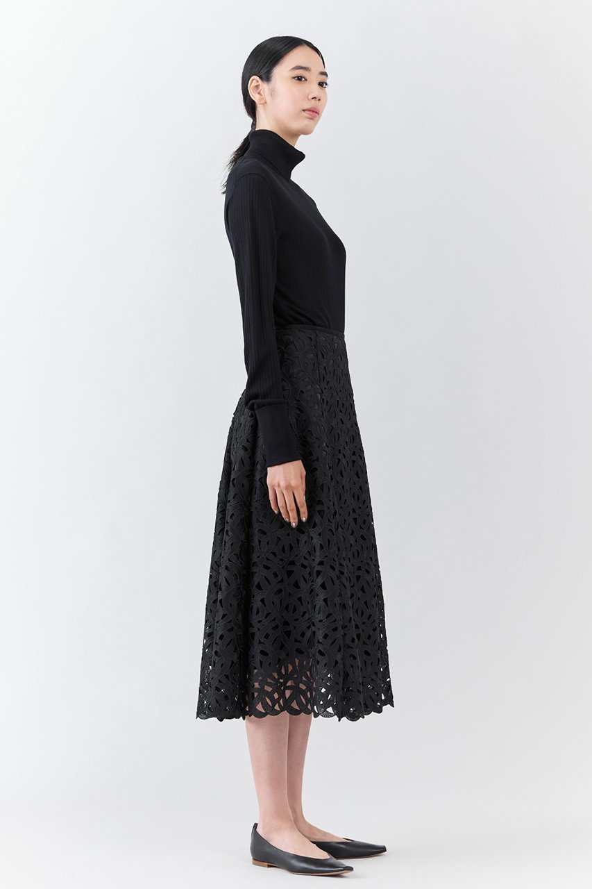 【エステータ/esteta】のジオメトリックレース スカート 人気、トレンドファッション・服の通販 founy(ファニー) 　ファッション　Fashion　レディースファッション　Fashion for Women　スカート　Skirts　ロングスカート　Long Skirts / Maxi & Midi Skirts　シンプル　Simple, Minimal　ジュエリー　Jewelry, Accessories　フレア　Flare, Flared　レース　Lace, Lace Fabric　ロング　Long, Long-Length　エレガント 上品　Elegant　other-6|ID: prp329100004683210 ipo3291000000035452409