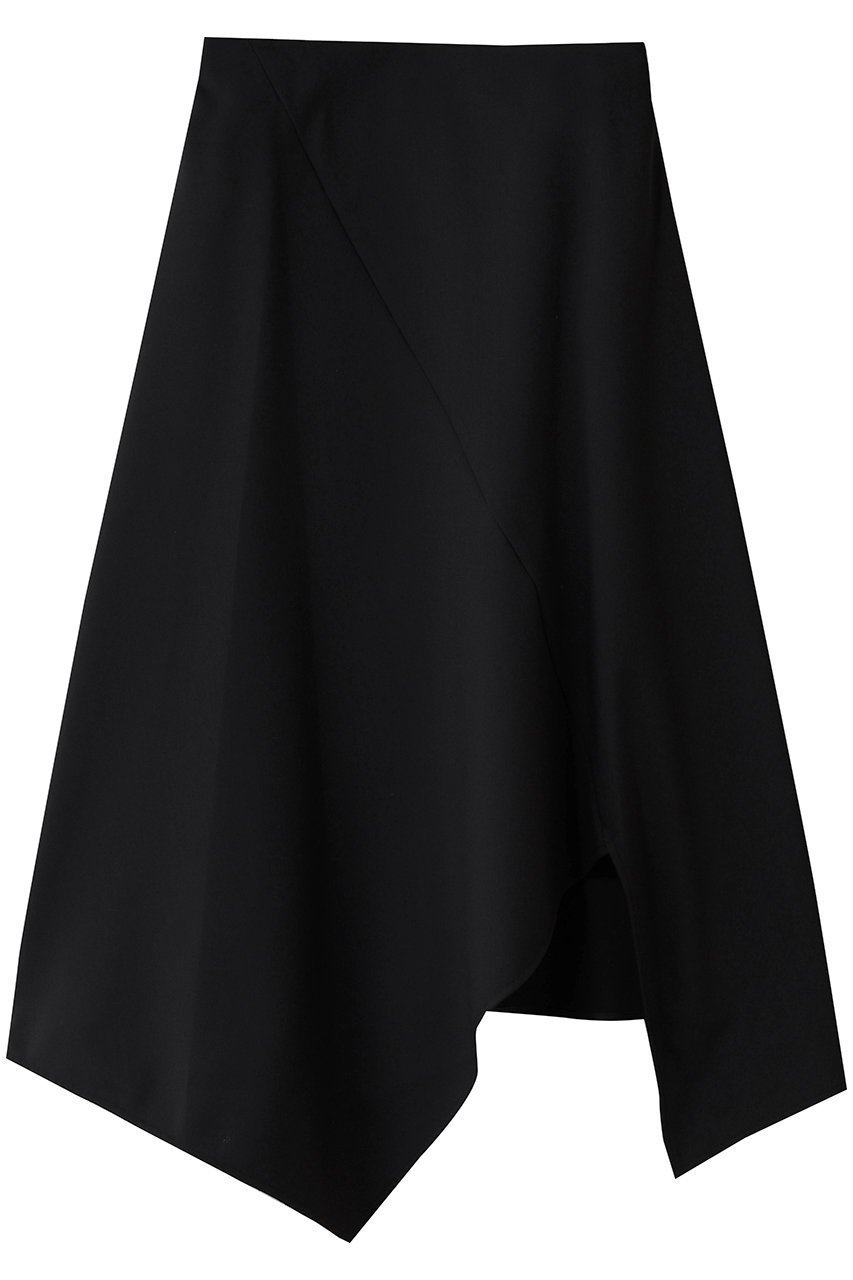 【エステータ/esteta】のライトダブルクロス スカート インテリア・キッズ・メンズ・レディースファッション・服の通販 founy(ファニー) 　ファッション　Fashion　レディースファッション　Fashion for Women　スカート　Skirts　ロングスカート　Long Skirts / Maxi & Midi Skirts　ドレープ　Drape, Draping Fabric　ロング　Long, Long-Length　エレガント 上品　Elegant　新作・新入荷　New Arrivals / New In　ブラック|ID: prp329100004683211 ipo3291000000033821340