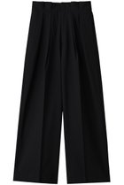 【エステータ/esteta】のウールトロドライストレッチ タックワイドパンツ ブラック|ID: prp329100004683212 ipo3291000000033821348