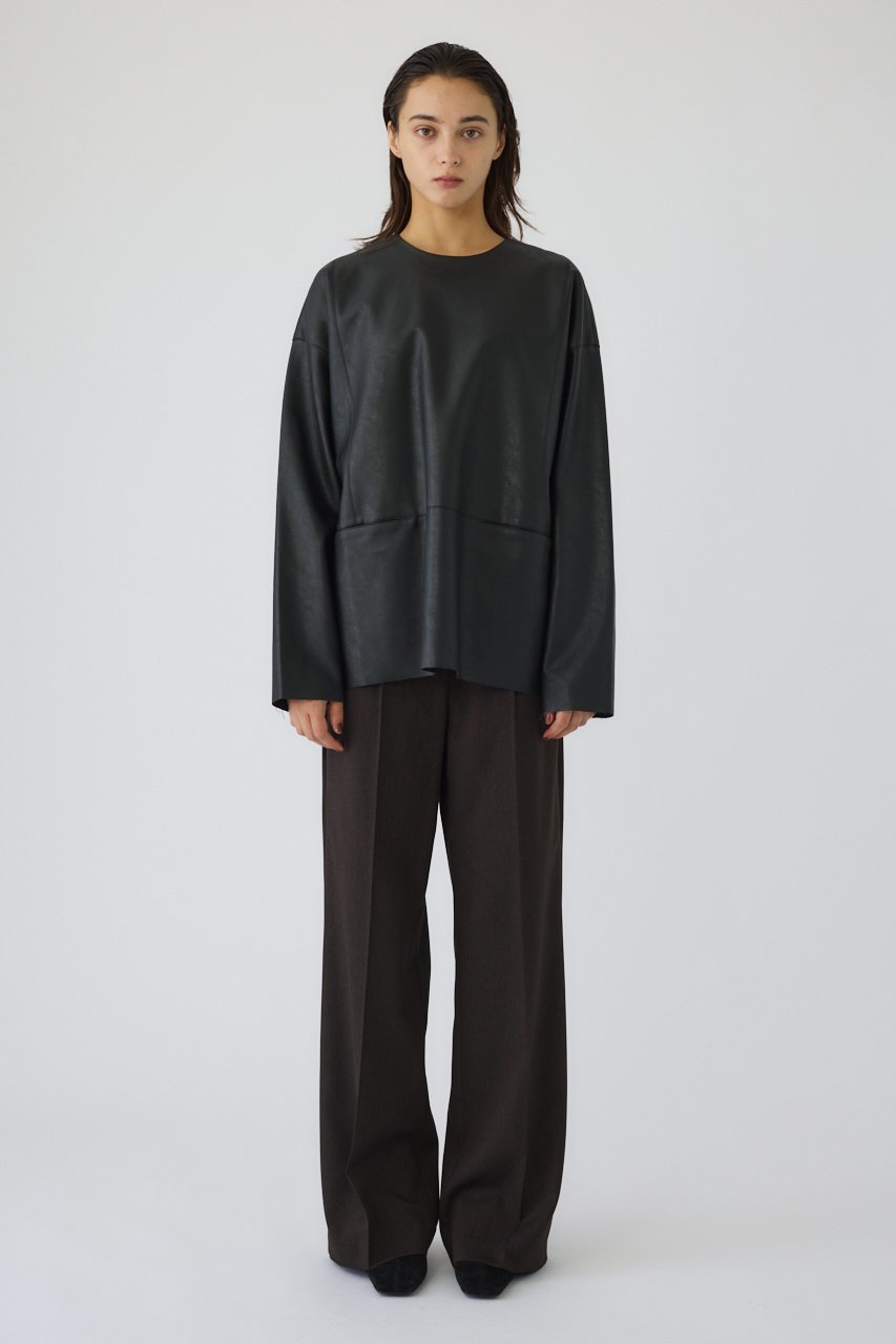 【リムアーク/RIM.ARK】のBox texture pullover/プルオーバー 人気、トレンドファッション・服の通販 founy(ファニー) ファッション Fashion レディースファッション Fashion for Women トップス・カットソー Cut & Sew Tops シャツ・ブラウス・オフィスカジュアル Elegant Blouses & Button-Ups カジュアルプルオーバー・ニットトップス Pullovers & Knit Tops / Casual Pullovers シンプル Simple, Minimal スリーブ Sleeve, Long Sleeve / Short Sleeve フロント Front, Front Design ボックス Boxy, Box Shape ポケット Pocket, Pocket Detail ロング Long, Long-Length 再入荷 Restock / Back in Stock A/W・秋冬 Autumn/Winter other-5|ID: prp329100004683214 ipo3291000000034605113