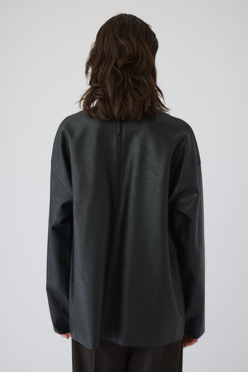 【リムアーク/RIM.ARK】のBox texture pullover/プルオーバー 人気、トレンドファッション・服の通販 founy(ファニー) 　ファッション　Fashion　レディースファッション　Fashion for Women　トップス・カットソー　Cut & Sew Tops　シャツ・ブラウス・オフィスカジュアル　Elegant Blouses & Button-Ups　カジュアルプルオーバー・ニットトップス　Pullovers & Knit Tops / Casual Pullovers　シンプル　Simple, Minimal　スリーブ　Sleeve, Long Sleeve / Short Sleeve　フロント　Front, Front Design　ボックス　Boxy, Box Shape　ポケット　Pocket, Pocket Detail　ロング　Long, Long-Length　A/W・秋冬　Autumn/Winter　other-8|ID: prp329100004683214 ipo3291000000035753984