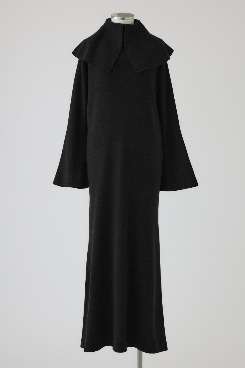 【リムアーク/RIM.ARK】のLong high collar knit dress/ニットドレス 人気、トレンドファッション・服の通販 founy(ファニー) 　ファッション　Fashion　レディースファッション　Fashion for Women　ワンピース　Dresses　フォーマル・パーティードレス・結婚式用ドレス　Elegant & Casual Dresses　チュニック　Tunic Tops & Dresses　チュニック　Tunic, Long Top　ドレス　Dress, One-Piece　ロング　Long, Long-Length　 other-1|ID: prp329100004683215 ipo3291000000033821368