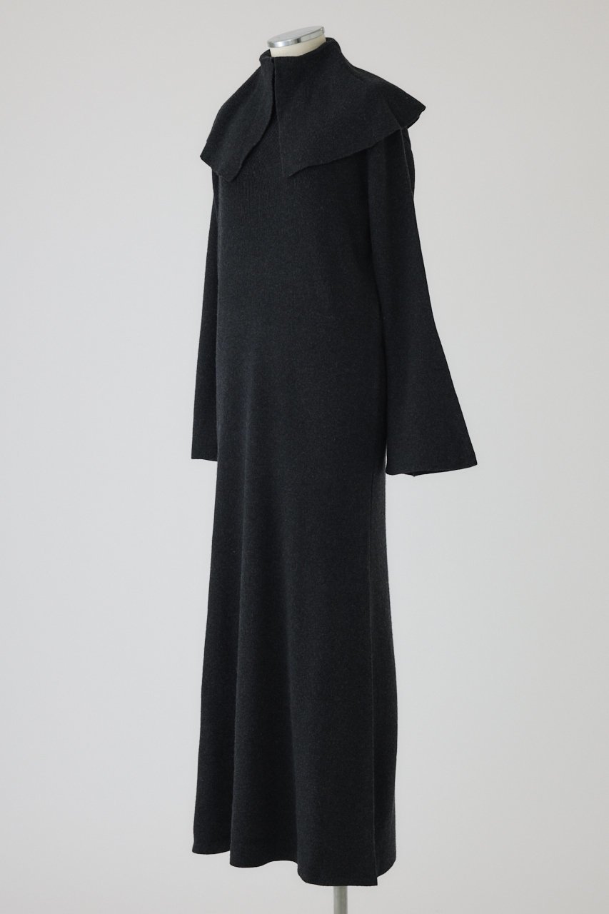 【リムアーク/RIM.ARK】のLong high collar knit dress/ニットドレス 人気、トレンドファッション・服の通販 founy(ファニー) 　ファッション　Fashion　レディースファッション　Fashion for Women　ワンピース　Dresses　フォーマル・パーティードレス・結婚式用ドレス　Elegant & Casual Dresses　チュニック　Tunic Tops & Dresses　チュニック　Tunic, Long Top　ドレス　Dress, One-Piece　ロング　Long, Long-Length　other-2|ID: prp329100004683215 ipo3291000000033821371