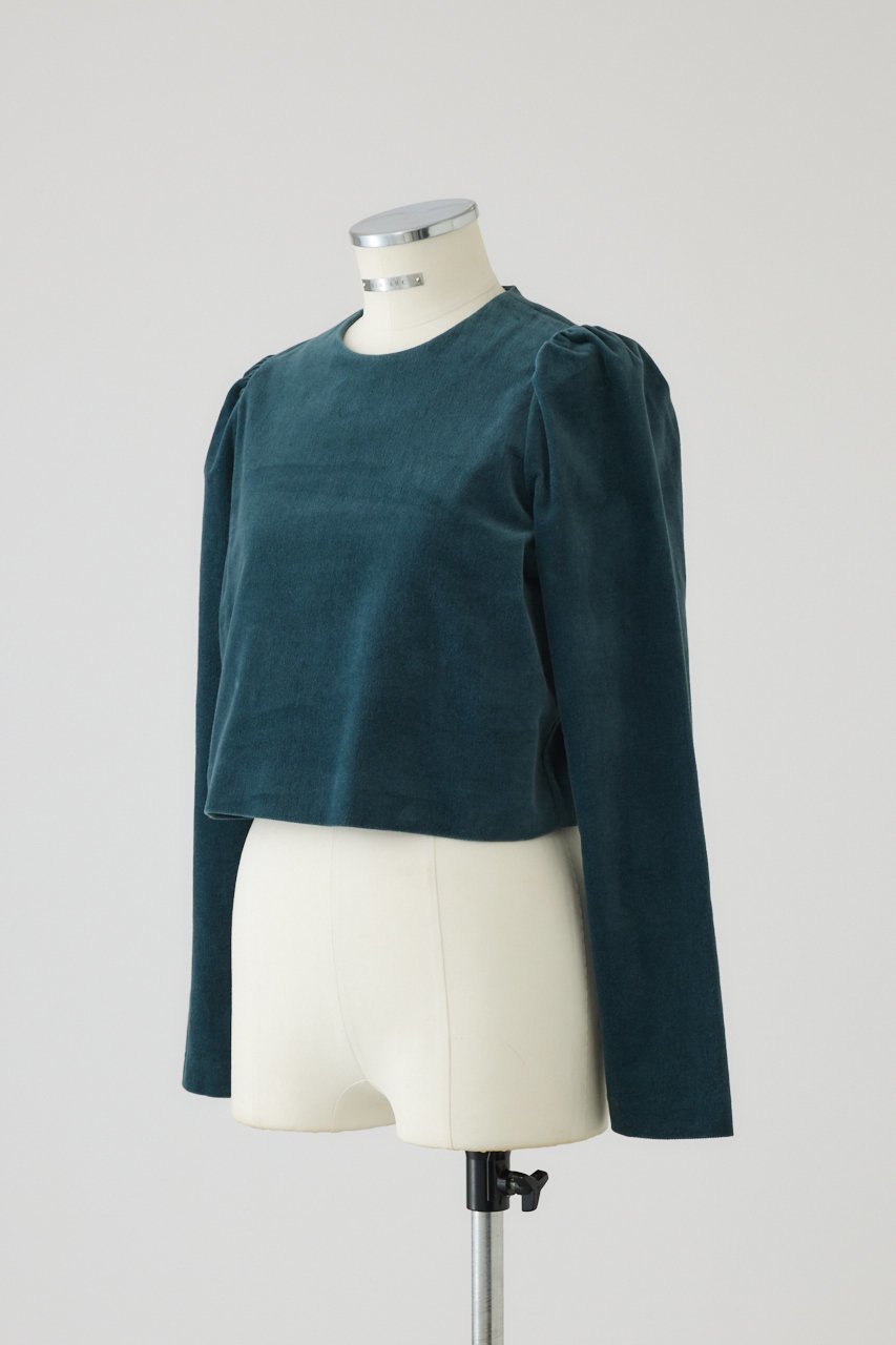 【リムアーク/RIM.ARK】のPuff corduroy compact tops/トップス 人気、トレンドファッション・服の通販 founy(ファニー) 　ファッション　Fashion　レディースファッション　Fashion for Women　トップス・カットソー　Cut & Sew Tops　シャツ・ブラウス・オフィスカジュアル　Elegant Blouses & Button-Ups　コンパクト　Compact, Small Size　スリーブ　Sleeve, Long Sleeve / Short Sleeve　バランス　Balance, Style Balance　モダン　Modern, Contemporary　ロング　Long, Long-Length　other-2|ID: prp329100004683217 ipo3291000000033821391