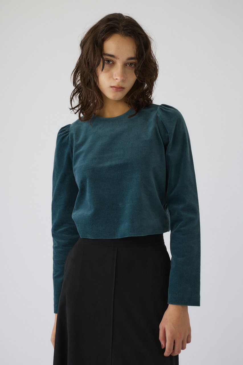 【リムアーク/RIM.ARK】のPuff corduroy compact tops/トップス 人気、トレンドファッション・服の通販 founy(ファニー) 　ファッション　Fashion　レディースファッション　Fashion for Women　トップス・カットソー　Cut & Sew Tops　シャツ・ブラウス・オフィスカジュアル　Elegant Blouses & Button-Ups　コンパクト　Compact, Small Size　スリーブ　Sleeve, Long Sleeve / Short Sleeve　バランス　Balance, Style Balance　モダン　Modern, Contemporary　ロング　Long, Long-Length　other-7|ID: prp329100004683217 ipo3291000000035753993