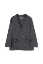 【アンクレイヴ/uncrave】の【9/10 12:00販売開始】シャイニーダブルサテン ジャケット スレート|ID: prp329100004683228 ipo3291000000033821954