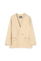 【アンクレイヴ/uncrave】の【9/10 12:00販売開始】シャイニーダブルサテン ジャケット ゴールドベージュ|ID: prp329100004683228 ipo3291000000033821956