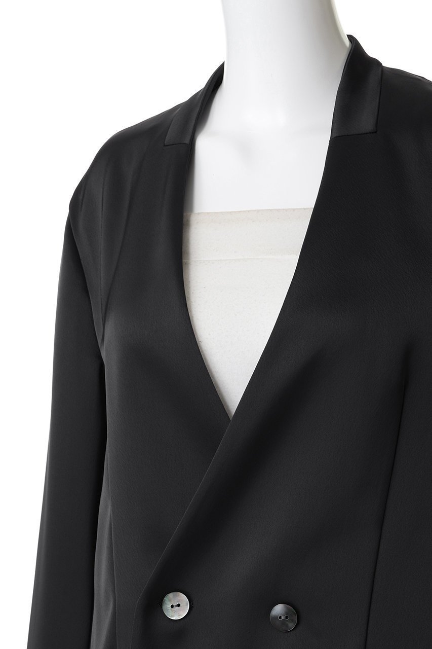 【アンクレイヴ/uncrave】のシャイニーダブルサテン ジャケット 人気、トレンドファッション・服の通販 founy(ファニー) ファッション Fashion レディースファッション Fashion for Women アウター Coat / Outerwear Collection レディースジャケット・軽アウター Jackets サテン Satin, Glossy Fabric ジャケット Jacket, Outerwear スリット Slit, Slit Detail ダブル Double, Double-Breasted ドレープ Drape, Draping Fabric ワッシャー Washer, Crinkled Finish other-5|ID: prp329100004683228 ipo3291000000033927432
