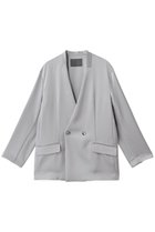 【アンクレイヴ/uncrave】のシャイニーダブルサテン ジャケット シルバーグレー|ID: prp329100004683228 ipo3291000000036040192
