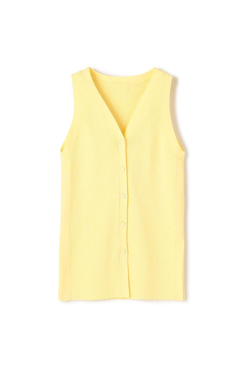 【アンクレイヴ/uncrave】の【9/10 12:00販売開始】リブニット 2WAYタンクトップ インテリア・キッズ・メンズ・レディースファッション・服の通販 founy(ファニー) 　ファッション　Fashion　レディースファッション　Fashion for Women　トップス・カットソー　Cut & Sew Tops　ニット　Knit Tops & Sweaters　キャミソール&ノースリーブ　Camisoles & Sleeveless Tops　シャツ・ブラウス・オフィスカジュアル　Elegant Blouses & Button-Ups　ロングTシャツ・Tシャツ　Longline T-Shirts & Tees　カットソー・ベーシックTシャツ　Cut-and-Sewn Tops / Stretch Tees & Basics　キャミソール　Camisole, Spaghetti Strap Top　タンク　Tank Top, Sleeveless Top　ベスト　Vest, Waistcoat　リブニット　Rib Knit, Ribbed Knit　イエロー|ID: prp329100004683229 ipo3291000000033821960