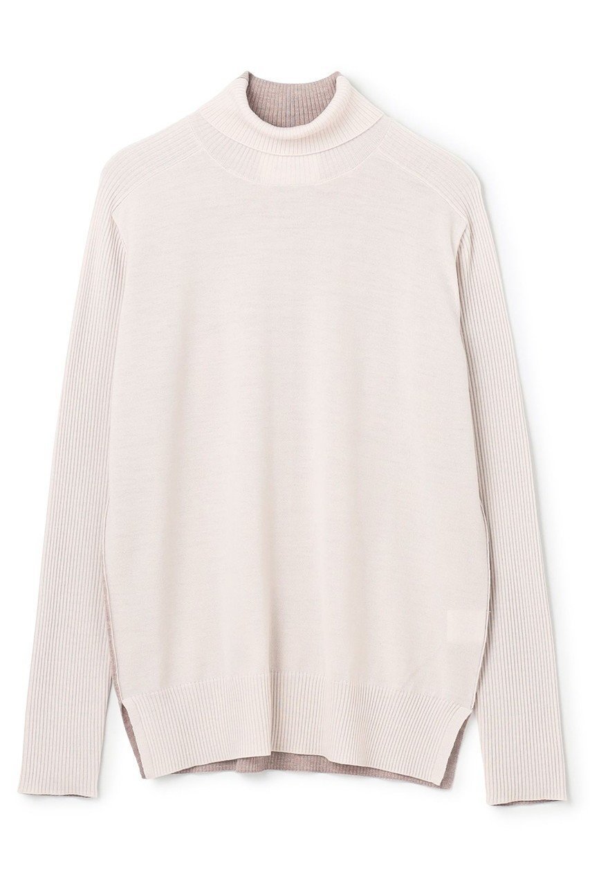 【ベイジ,/BEIGE,】のLA MONNAIE / バイカラーウールタートルニット 人気、トレンドファッション・服の通販 founy(ファニー) 　ファッション　Fashion　レディースファッション　Fashion for Women　トップス・カットソー　Cut & Sew Tops　ニット　Knit Tops & Sweaters　カジュアルプルオーバー・ニットトップス　Pullovers & Knit Tops / Casual Pullovers　インナー　Innerwear　ジャケット　Jacket, Outerwear　タートルネック　Turtleneck, High Neck　フィット　Fit, Slim Fit　ブロック　Block, Solid Block Pattern　ボトム　Bottoms, Lower Wear　人気　Popular, Best Seller　定番　Standard, Basic Item　新作・新入荷　New Arrivals / New In　 other-1|ID: prp329100004683231 ipo3291000000033821973