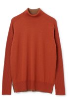 【ベイジ,/BEIGE,】のLA MONNAIE / バイカラーウールタートルニット OrangeRed × Caramel|ID:prp329100004683231