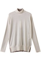 【ベイジ,/BEIGE,】のLA MONNAIE / バイカラーウールタートルニット Bone × Taupe|ID: prp329100004683231 ipo3291000000036134508