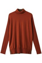【ベイジ,/BEIGE,】のLA MONNAIE / バイカラーウールタートルニット OrangeRed × Caramel|ID: prp329100004683231 ipo3291000000036134509
