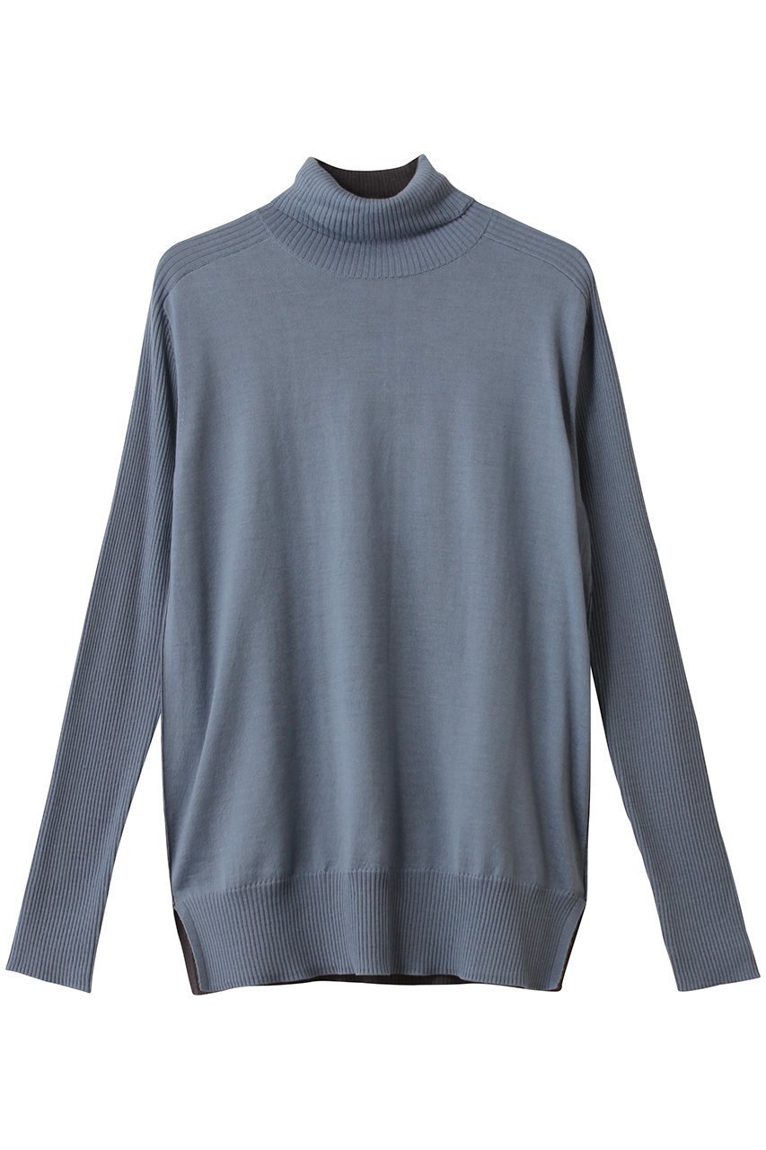 【ベイジ,/BEIGE,】のLA MONNAIE / バイカラーウールタートルニット インテリア・キッズ・メンズ・レディースファッション・服の通販 founy(ファニー) 　ファッション　Fashion　レディースファッション　Fashion for Women　トップス・カットソー　Cut & Sew Tops　ニット　Knit Tops & Sweaters　カジュアルプルオーバー・ニットトップス　Pullovers & Knit Tops / Casual Pullovers　インナー　Innerwear　ジャケット　Jacket, Outerwear　タートルネック　Turtleneck, High Neck　フィット　Fit, Slim Fit　ブロック　Block, Solid Block Pattern　ボトム　Bottoms, Lower Wear　人気　Popular, Best Seller　定番　Standard, Basic Item　Dull B × W Gray|ID: prp329100004683231 ipo3291000000036134510