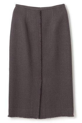 【ベイジ,/BEIGE,】 MULLIN / ウールツイードフロントベントスカート人気、トレンドファッション・服の通販 founy(ファニー) ファッション Fashion レディースファッション Fashion for Women スカート Skirts ジャケット Jacket, Outerwear センター Center, Center Line ツイード Twill, Twill Weave フォーマル Formal, Dressy フリンジ Fringe, Tassel エレガント 上品 Elegant 新作・新入荷 New Arrivals / New In |ID:prp329100004683232