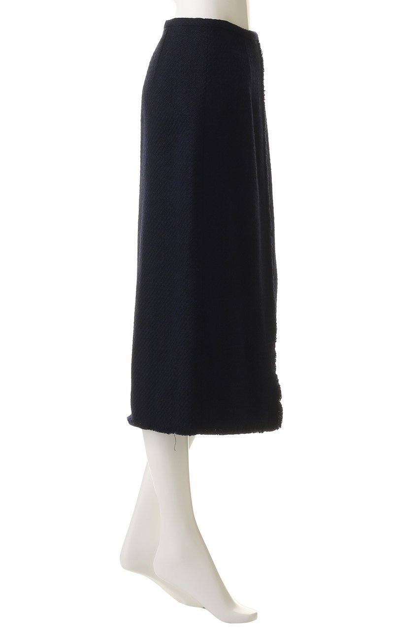 【ベイジ,/BEIGE,】のMULLIN / ウールツイードフロントベントスカート 人気、トレンドファッション・服の通販 founy(ファニー) 　ファッション　Fashion　レディースファッション　Fashion for Women　スカート　Skirts　ジャケット　Jacket, Outerwear　センター　Center, Center Line　ツイード　Twill, Twill Weave　フォーマル　Formal, Dressy　フリンジ　Fringe, Tassel　エレガント 上品　Elegant　other-3|ID: prp329100004683232 ipo3291000000035869265