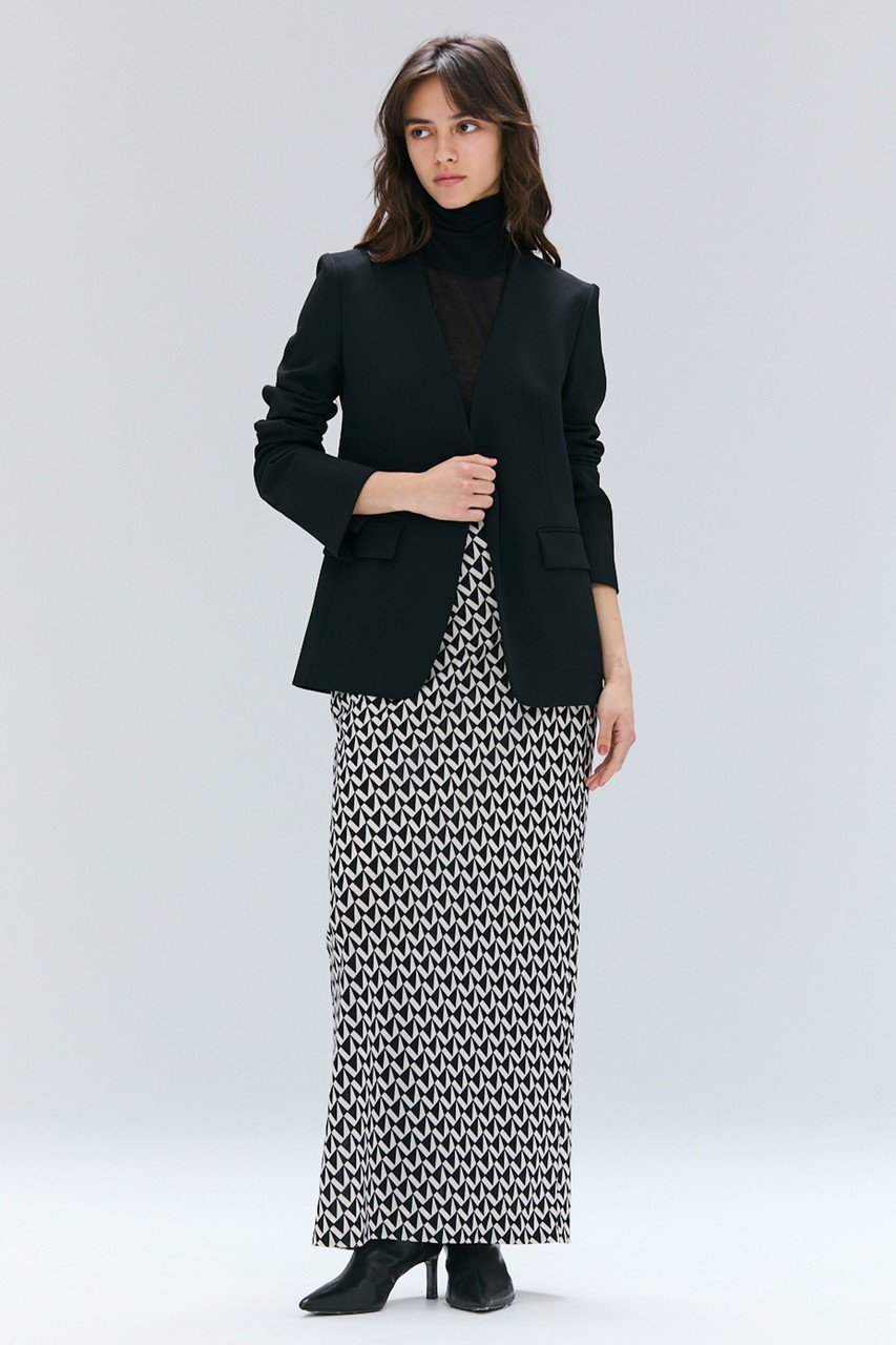 【ベイジ,/BEIGE,】のMODESTO(モデスト)/ジャージーストレッチIラインロングスカート 人気、トレンドファッション・服の通販 founy(ファニー) 　ファッション　Fashion　レディースファッション　Fashion for Women　スカート　Skirts　ロングスカート　Long Skirts / Maxi & Midi Skirts　パンツ　Pants & Trousers　おすすめ　Recommended / Our Picks　エレガント 上品　Elegant　ギャザー　Gathered, Ruffled　ストレッチ　Stretch, Stretchy Fabric　セットアップ　Set-Up, Coordinated Outfit　プリント　Print, Printed Pattern　モノトーン　Monotone, Black and White　other-6|ID: prp329100004683234 ipo3291000000035493613