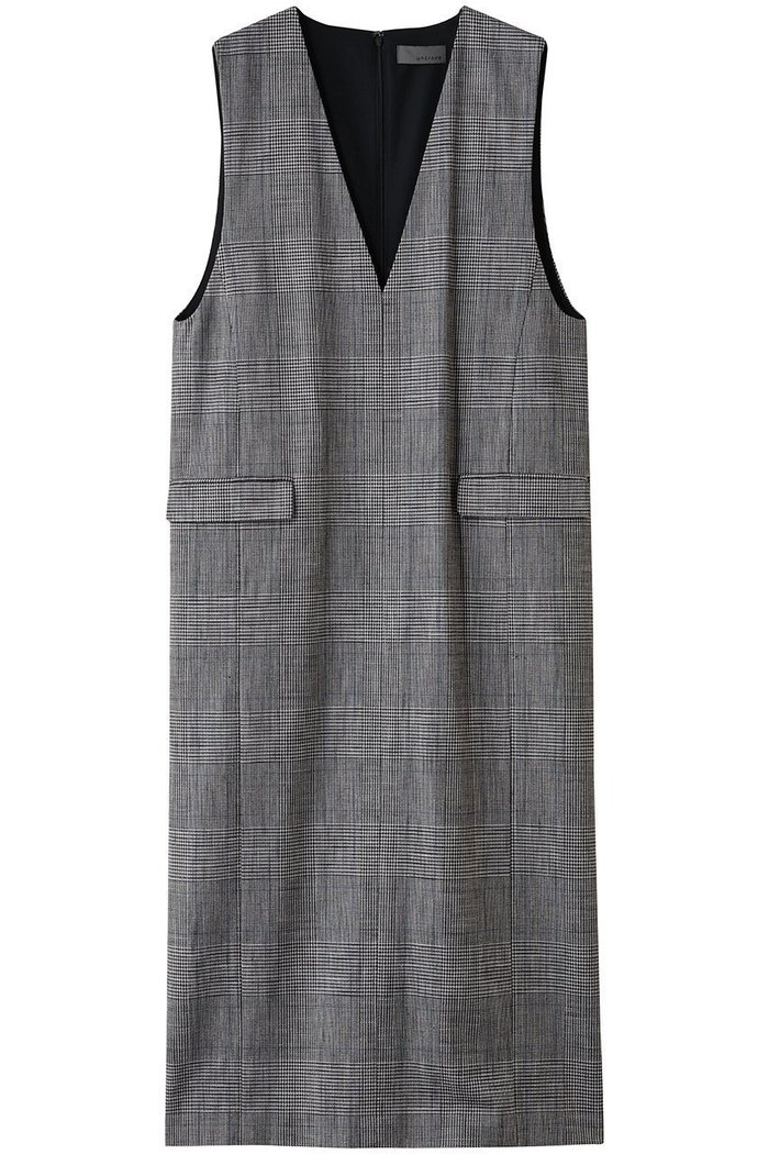 【アンクレイヴ/uncrave】のグレンチェック ワンピース インテリア・キッズ・メンズ・レディースファッション・服の通販 founy(ファニー) https://founy.com/ ファッション Fashion レディースファッション Fashion for Women ワンピース Dresses チュニック Tunic Tops & Dresses イエロー Yellow シンプル Simple, Minimal スリット Slit, Slit Detail チェック Check, Plaid, Tartan チュニック Tunic, Long Top ロング Long, Long-Length ワイド Wide, Wide Fit 今季 This Season, Current Season |ID: prp329100004683239 ipo3291000000036134528