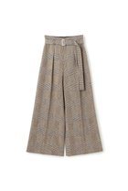 【アンクレイヴ/uncrave】の【9/10 12:00販売開始】グレンチェック ワイドパンツ 人気、トレンドファッション・服の通販 founy(ファニー) ファッション Fashion レディースファッション Fashion for Women パンツ Pants & Trousers イエロー Yellow セットアップ Set-Up, Coordinated Outfit チェック Check, Plaid, Tartan ワイド Wide, Wide Fit thumbnail ブラウンチェック|ID: prp329100004683240 ipo3291000000033822028