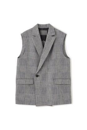 【アンクレイヴ/uncrave】 【9/10 12:00販売開始】グレンチェック ジレ人気、トレンドファッション・服の通販 founy(ファニー) ファッション Fashion レディースファッション Fashion for Women アウター Coat / Outerwear Collection レディースジャケット・軽アウター Jackets イエロー Yellow ジャケット Jacket, Outerwear スリット Slit, Slit Detail セットアップ Set-Up, Coordinated Outfit チェック Check, Plaid, Tartan ベスト Vest, Waistcoat |ID:prp329100004683241