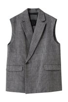 【アンクレイヴ/uncrave】のグレンチェック ジレ グレーチェック|ID:prp329100004683241