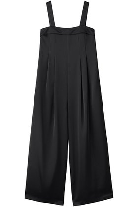 【アンクレイヴ/uncrave】 シャイニーダブルサテン オールインワン人気、トレンドファッション・服の通販 founy(ファニー) ファッション Fashion レディースファッション Fashion for Women パンツ Pants & Trousers サテン Satin, Glossy Fabric ストレート Straight, Straight Cut ダブル Double, Double-Breasted ドレープ Drape, Draping Fabric フレア Flare, Flared ワイド Wide, Wide Fit ワッシャー Washer, Crinkled Finish |ID:prp329100004683242