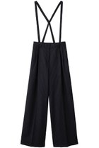 【マリリンムーン/MARILYN MOON】のウォームピンストライプサスペンダーパンツ ネイビー|ID: prp329100004684608 ipo3291000000035415366