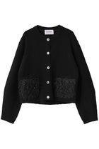 【マリリンムーン/MARILYN MOON】の【SOI-MeME】シアーフリンジコクーンカーディガン ブラック|ID: prp329100004684610 ipo3291000000036128453