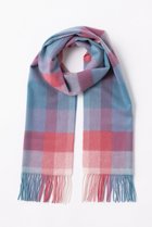 【エレガンセーゼ/ELEGANCESE】のCheck wave mini マフラー ライトブルー/ピンク|ID: prp329100004684614 ipo3291000000033830493