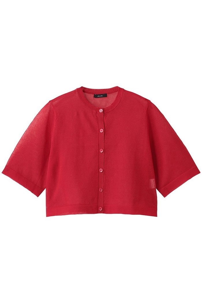 【アルアバイル/allureville】のハーフスリーブシアークルーカーディガン インテリア・キッズ・メンズ・レディースファッション・服の通販 founy(ファニー) https://founy.com/ ファッション Fashion レディースファッション Fashion for Women トップス・カットソー Cut & Sew Tops ニット Knit Tops & Sweaters カーディガン・羽織り Layered Style Cardigans おすすめ Recommended / Our Picks カーディガン Cardigan, Knitwear ショート Short, Short Length トレンド Trend, Trending Now バランス Balance, Style Balance フェミニン Feminine, Girly 新作・新入荷 New Arrivals / New In 羽織 Haori, Light Jacket |ID: prp329100004684620 ipo3291000000033830539