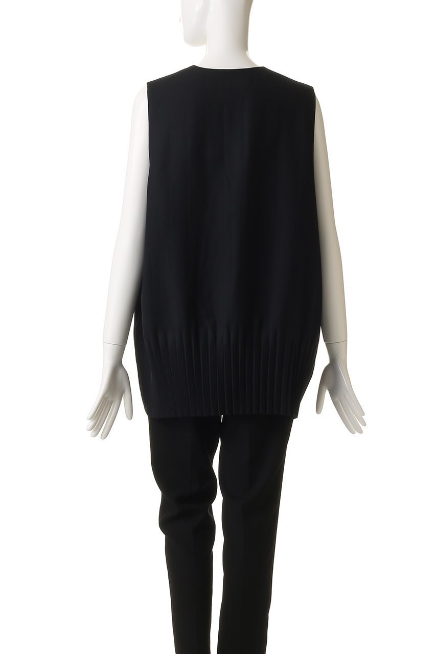 【ミズイロ インド/mizuiro ind】のpleats hem V neck vest ベスト 人気、トレンドファッション・服の通販 founy(ファニー) 　ファッション　Fashion　レディースファッション　Fashion for Women　トップス・カットソー　Cut & Sew Tops　ニット　Knit Tops & Sweaters　ベスト&ジレ / 重ね着スタイル　Vests & Gilets　カジュアルプルオーバー・ニットトップス　Pullovers & Knit Tops / Casual Pullovers　カットソー　Cut and Sewn Top　プリーツ　Pleats, Pleated　ベスト　Vest, Waistcoat　新作・新入荷　New Arrivals / New In　other-4|ID: prp329100004684622 ipo3291000000033830560