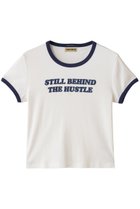 【マザー/MOTHER】のTHE ITTY BITTY RINGER パイピングTシャツ (BEH) ホワイト|ID: prp329100004684624 ipo3291000000033830582