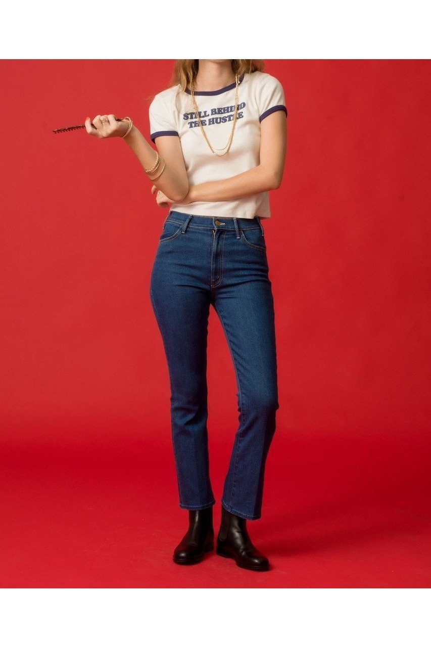 【マザー/MOTHER】のTHE ITTY BITTY RINGER パイピングTシャツ (BEH) 人気、トレンドファッション・服の通販 founy(ファニー) 　ファッション　Fashion　レディースファッション　Fashion for Women　トップス・カットソー　Cut & Sew Tops　シャツ・ブラウス・オフィスカジュアル　Elegant Blouses & Button-Ups　ロングTシャツ・Tシャツ　Longline T-Shirts & Tees　カットソー・ベーシックTシャツ　Cut-and-Sewn Tops / Stretch Tees & Basics　コンパクト　Compact, Small Size　ショート　Short, Short Length　スリーブ　Sleeve, Long Sleeve / Short Sleeve　デニム　Denim, Jeans Material　トレンド　Trend, Trending Now　パイピング　Piping, Trim Design　フレア　Flare, Flared　ボトム　Bottoms, Lower Wear　ワイド　Wide, Wide Fit　新作・新入荷　New Arrivals / New In　other-6|ID: prp329100004684624 ipo3291000000033830587