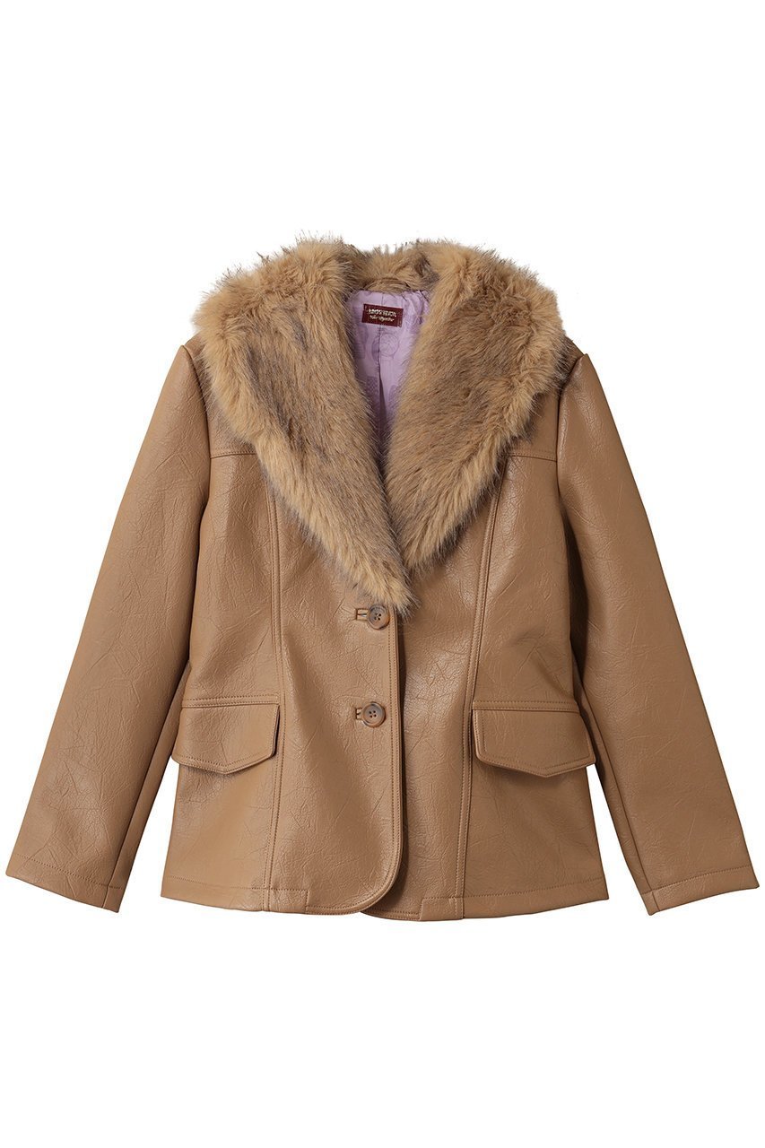【マザー/MOTHER】のTHE HOT UNDER THE COLLAR ファージャケット (FKE) インテリア・キッズ・メンズ・レディースファッション・服の通販 founy(ファニー) 　ファッション　Fashion　レディースファッション　Fashion for Women　アウター　Coat / Outerwear Collection　レディースジャケット・軽アウター　Jackets　なめらか　Smooth, Silky Texture　コレクション　Collection, Seasonal Line　ジャケット　Jacket, Outerwear　人気　Popular, Best Seller　秋　Autumn　A/W・秋冬　Autumn/Winter　ブラウン|ID: prp329100004684627 ipo3291000000035784337