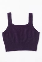 【エレガンセーゼ/ELEGANCESE】のSheer カシミヤキャミソール ダークパープル|ID: prp329100004684636 ipo3291000000033830677
