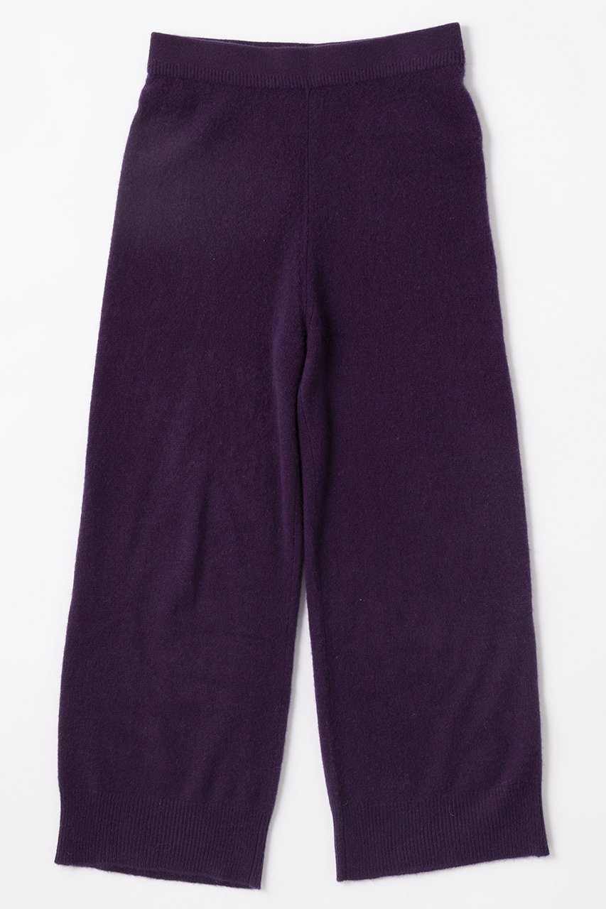 【エレガンセーゼ/ELEGANCESE】のSheer カシミヤパンツ インテリア・キッズ・メンズ・レディースファッション・服の通販 founy(ファニー) 　ファッション　Fashion　レディースファッション　Fashion for Women　パンツ　Pants & Trousers　シンプル　Simple, Minimal　リラックス　Relax, Relaxed Fit　新作・新入荷　New Arrivals / New In　ダークパープル|ID: prp329100004684638 ipo3291000000033830692
