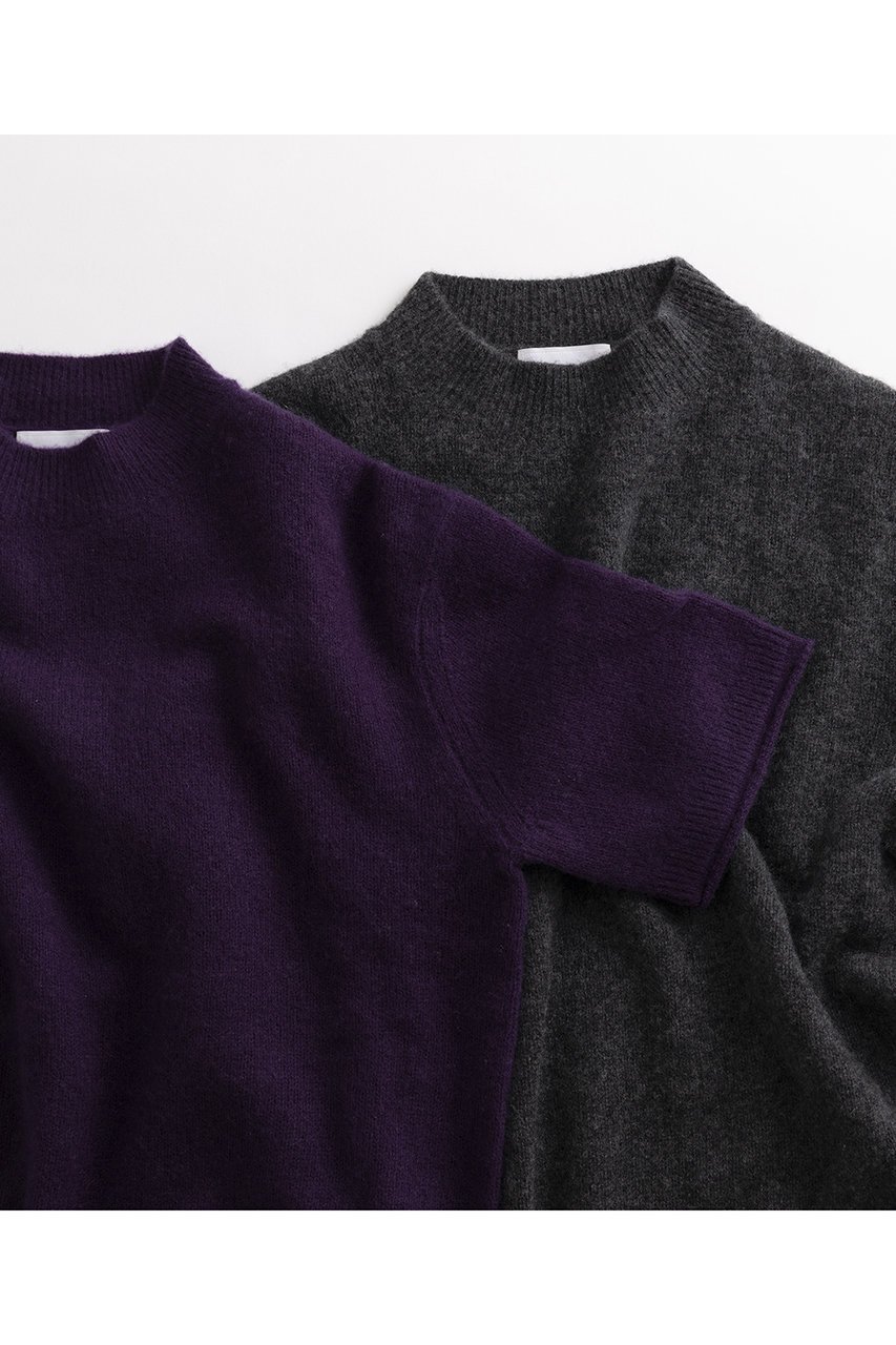 【エレガンセーゼ/ELEGANCESE】のSheer カシミヤショートスリーブ 人気、トレンドファッション・服の通販 founy(ファニー) 　ファッション　Fashion　レディースファッション　Fashion for Women　トップス・カットソー　Cut & Sew Tops　ニット　Knit Tops & Sweaters　カジュアルプルオーバー・ニットトップス　Pullovers & Knit Tops / Casual Pullovers　スリーブ　Sleeve, Long Sleeve / Short Sleeve　ハーフ　Half, Half-Length　エレガント 上品　Elegant　新作・新入荷　New Arrivals / New In　other-7|ID: prp329100004684639 ipo3291000000033830716