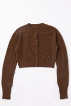 【エレガンセーゼ/ELEGANCESE】のSheer カシミヤカーディガン ブラウン|ID: prp329100004684641 ipo3291000000036128503
