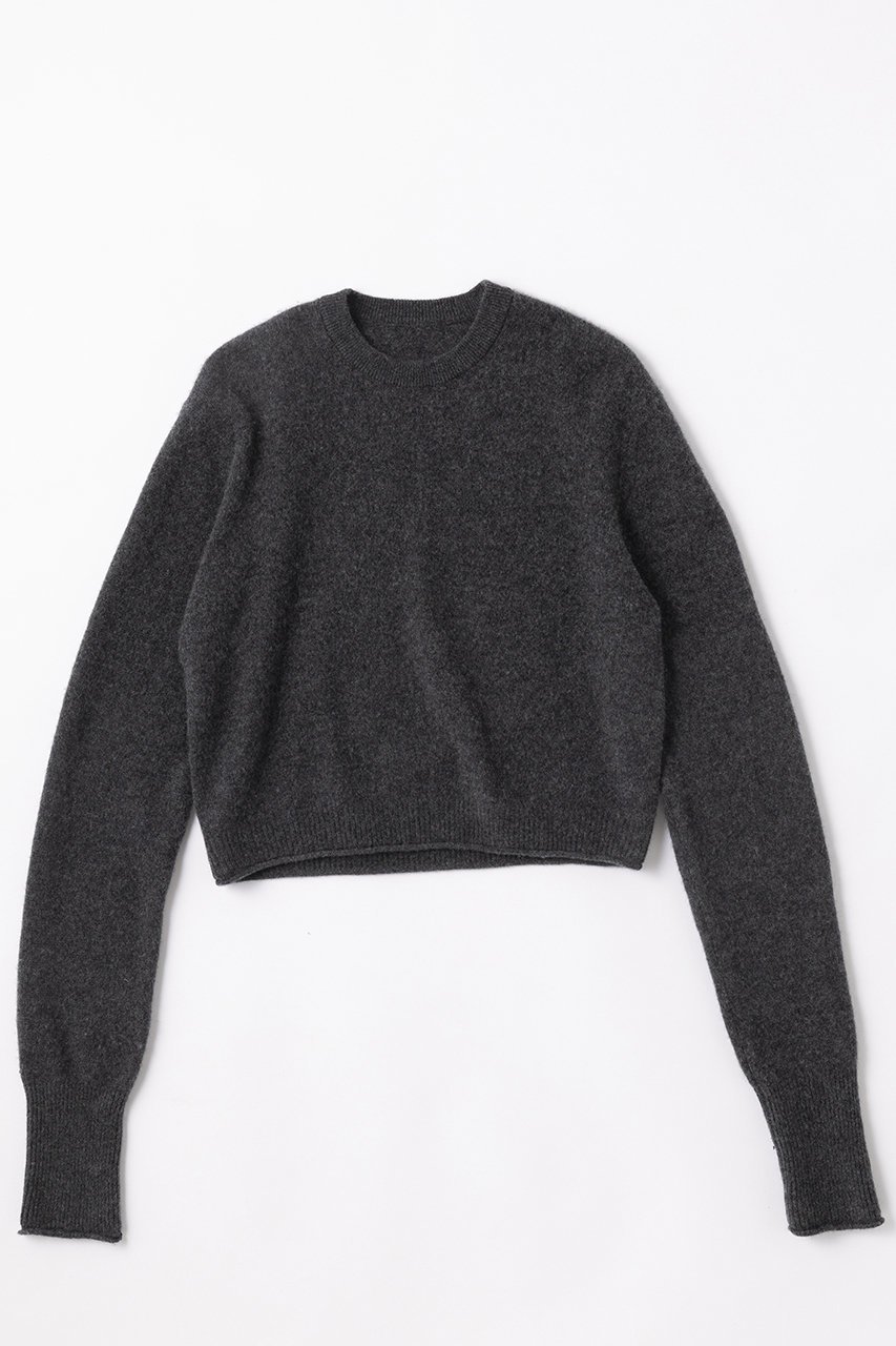 【エレガンセーゼ/ELEGANCESE】のSheer カシミヤクルー インテリア・キッズ・メンズ・レディースファッション・服の通販 founy(ファニー) 　ファッション　Fashion　レディースファッション　Fashion for Women　トップス・カットソー　Cut & Sew Tops　ニット　Knit Tops & Sweaters　カジュアルプルオーバー・ニットトップス　Pullovers & Knit Tops / Casual Pullovers　エレガント 上品　Elegant　コンパクト　Compact, Small Size　スリーブ　Sleeve, Long Sleeve / Short Sleeve　新作・新入荷　New Arrivals / New In　チャコールグレー|ID: prp329100004684643 ipo3291000000033830738