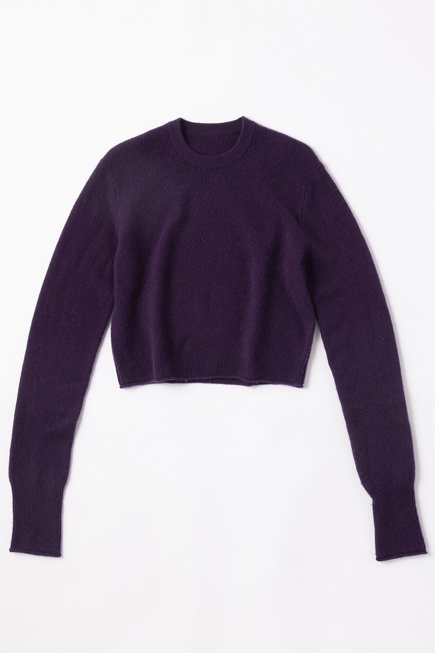 【エレガンセーゼ/ELEGANCESE】のSheer カシミヤクルー インテリア・キッズ・メンズ・レディースファッション・服の通販 founy(ファニー) 　ファッション　Fashion　レディースファッション　Fashion for Women　トップス・カットソー　Cut & Sew Tops　ニット　Knit Tops & Sweaters　カジュアルプルオーバー・ニットトップス　Pullovers & Knit Tops / Casual Pullovers　エレガント 上品　Elegant　コンパクト　Compact, Small Size　スリーブ　Sleeve, Long Sleeve / Short Sleeve　新作・新入荷　New Arrivals / New In　ダークパープル|ID: prp329100004684643 ipo3291000000033830742