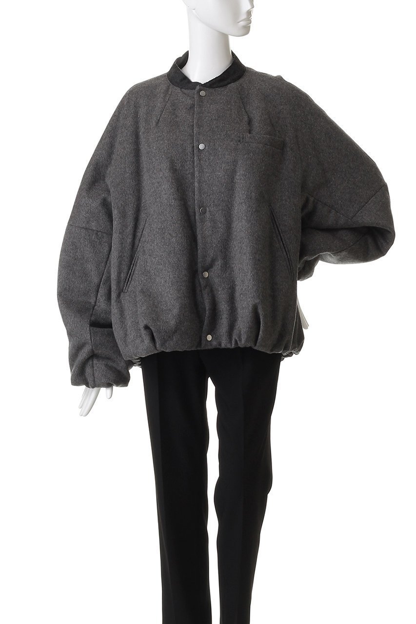 【プランク プロジェクト/PRANK PROJECT】のウールバルーンブルゾン / Wool Balloon Blouson 人気、トレンドファッション・服の通販 founy(ファニー) 　ファッション　Fashion　レディースファッション　Fashion for Women　アウター　Coat / Outerwear Collection　レディースジャケット・軽アウター　Jackets　ブルゾンジャケット・スポーティアウター　Blouson Jackets　シンプル　Simple, Minimal　ジャケット　Jacket, Outerwear　バルーン　Balloon, Balloon Silhouette　フェミニン　Feminine, Girly　フォルム　Silhouette, Form　ブルゾン　Blouson, Bomber Jacket　other-2|ID: prp329100004684652 ipo3291000000035939930