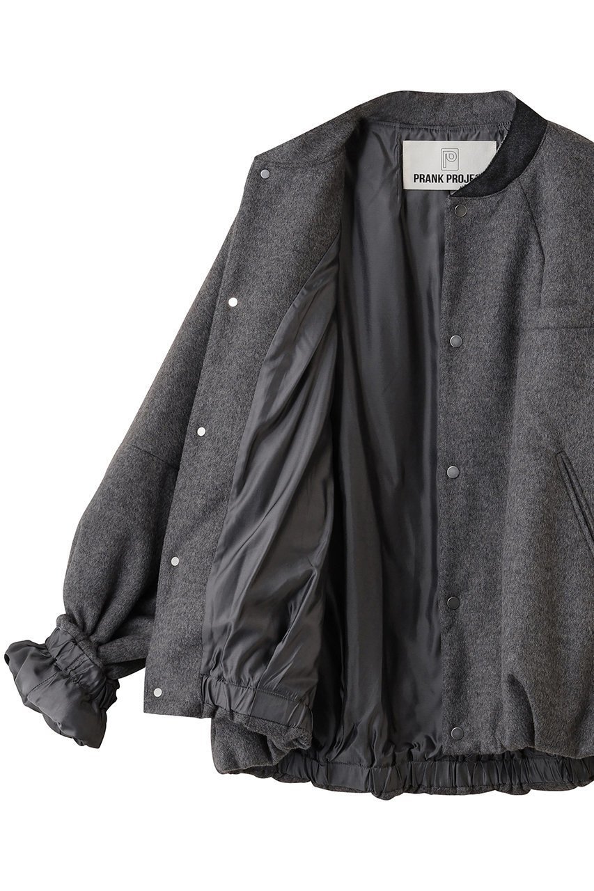 【プランク プロジェクト/PRANK PROJECT】のウールバルーンブルゾン / Wool Balloon Blouson 人気、トレンドファッション・服の通販 founy(ファニー) 　ファッション　Fashion　レディースファッション　Fashion for Women　アウター　Coat / Outerwear Collection　レディースジャケット・軽アウター　Jackets　ブルゾンジャケット・スポーティアウター　Blouson Jackets　シンプル　Simple, Minimal　ジャケット　Jacket, Outerwear　バルーン　Balloon, Balloon Silhouette　フェミニン　Feminine, Girly　フォルム　Silhouette, Form　ブルゾン　Blouson, Bomber Jacket　other-7|ID: prp329100004684652 ipo3291000000035939937