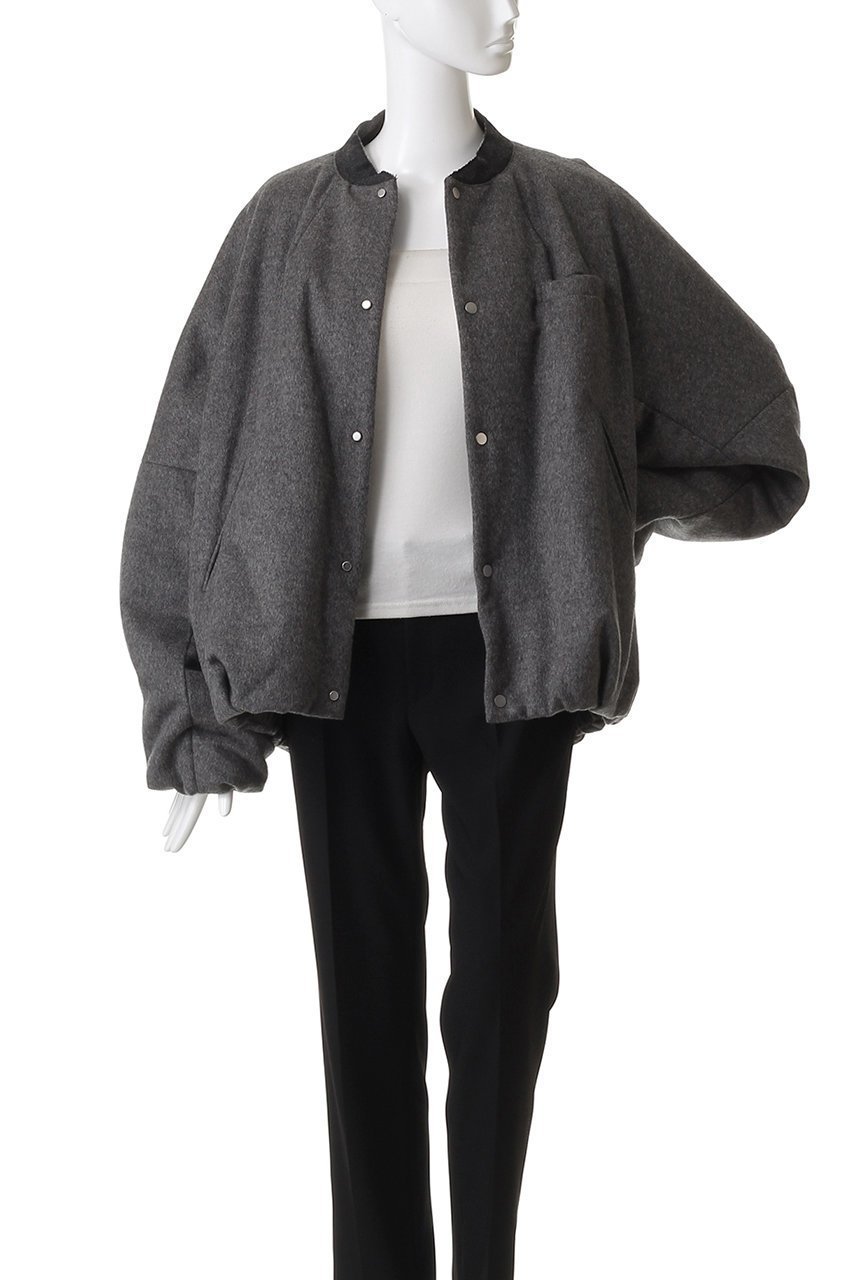 【プランク プロジェクト/PRANK PROJECT】のウールバルーンブルゾン / Wool Balloon Blouson 人気、トレンドファッション・服の通販 founy(ファニー) 　ファッション　Fashion　レディースファッション　Fashion for Women　アウター　Coat / Outerwear Collection　レディースジャケット・軽アウター　Jackets　ブルゾンジャケット・スポーティアウター　Blouson Jackets　シンプル　Simple, Minimal　ジャケット　Jacket, Outerwear　バルーン　Balloon, Balloon Silhouette　フェミニン　Feminine, Girly　フォルム　Silhouette, Form　ブルゾン　Blouson, Bomber Jacket　other-8|ID: prp329100004684652 ipo3291000000035939938